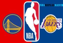 Golden State Warriors vs Los Angeles Lakers full match replay nba