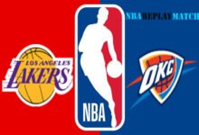 Oklahoma City Thunder vs Los Angeles Lakers full match replay nba