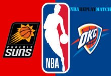 Oklahoma City Thunder vs Phoenix Suns full match replay basket ball