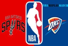 Oklahoma City Thunder vs San Antonio Spurs full match replay basket ball