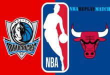 Dallas Mavericks vs Chicago Bulls full match replay basket ball
