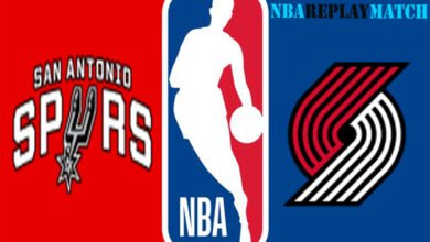 San Antonio Spurs vs Portland Trail Blazers full match replay nba